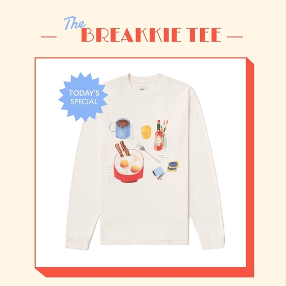 AYR Maggie Cowels Long Sleeve Breakfast Tee "I'll Sleep When I'm Dead" Cotton XS - Picture 2 of 16